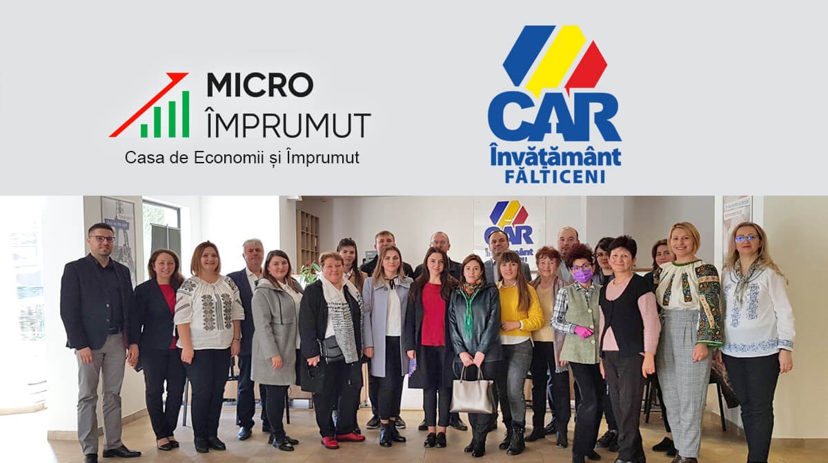 Echipa Microîmprumut în vizită la partenerii de peste Prut - CAR Învățămîntul Fălticeni!