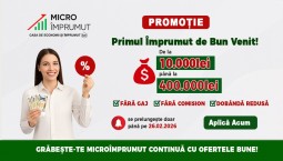 Chiar dacă sărbătorile s-au încheiat, Promoția „Primul Împrumut de Bun Venit” continuă!