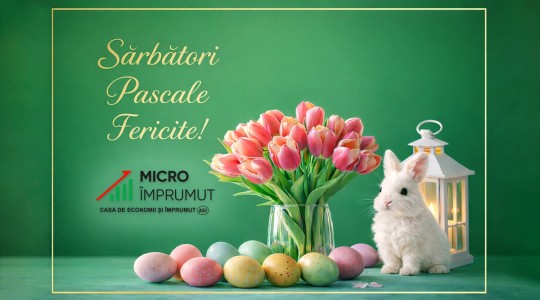 Sărbători Pascale fericite alături de cei dragi!