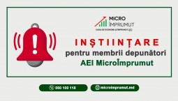 MicroÎmprumut anunță actualizarea ofertei depunerilor de economii din 07.05.2026