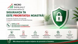 Informație importantă pentru membrii MicroÎmprumut – Măsuri de prevenire a fraudelor financiare