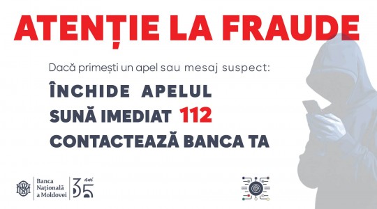 Recomandările Băncii Naționale a Moldovei privind prevenirea fraudelor financiare